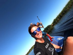 Selfie on a rented SUP