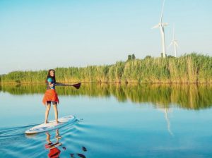 Maria on a SUP